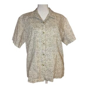 Columbia Beige Patterned Shirt Women’s Small
